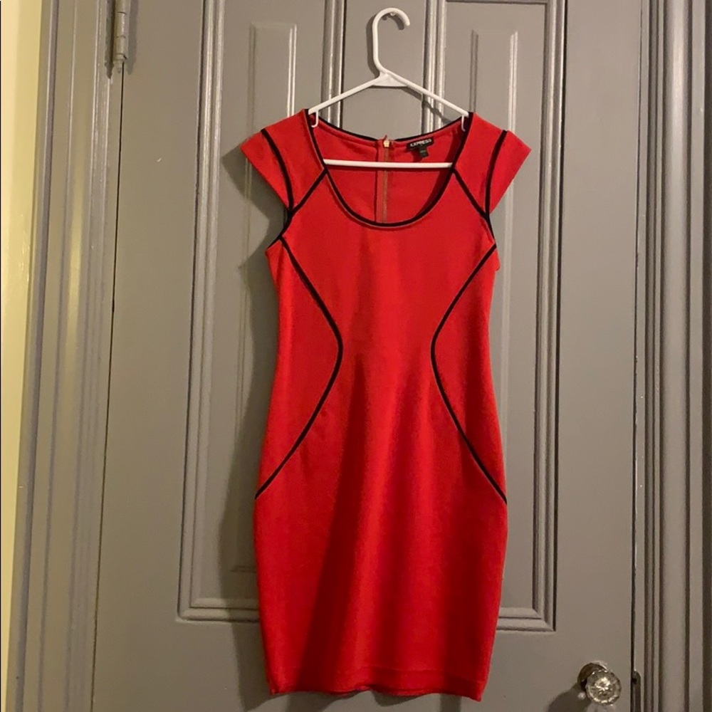 red Express dress